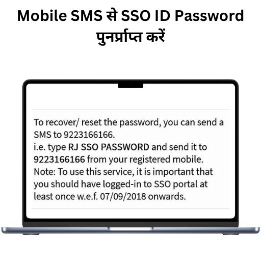 Mobile SMS से SSO ID Password पुनर्प्राप्त करें